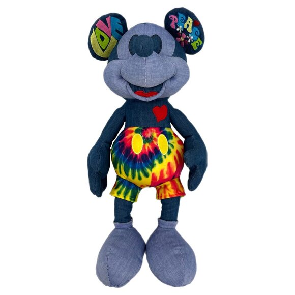 Disney Blue Tie Dye Mickey Mouse Memories Limited Release Series 6/12 Plush